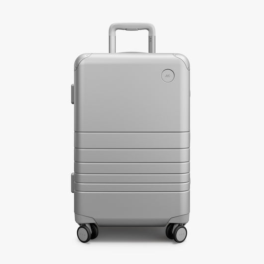 Silver | Front view of Hybrid Carry-On Plus in Silver