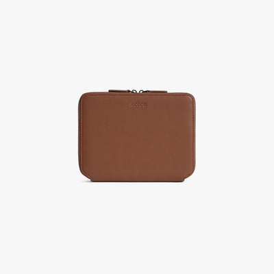 Mahogany (Vegan Leather) | Front view of Metro Folio Kit in Mahogany