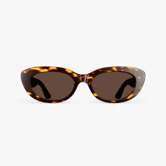 Tortoise / Brown Lens | Front view of Minaret Sunglasses in Tortoise with Brown Lens