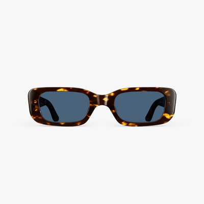 Tortoise / Dusk Lens | Front view of Mesa Sunglasses in Tortoise with Dusk Lens