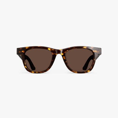 Tortoise / Brown Lens | Front view of Portico Sunglasses in Tortoise with Brown Lens