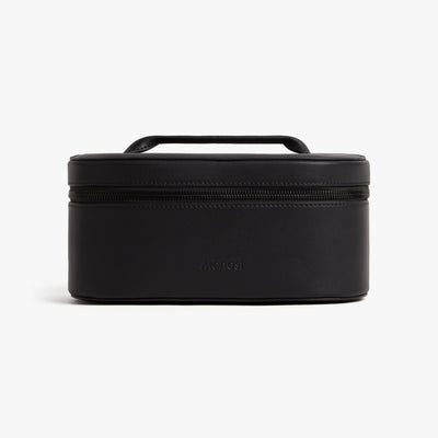 Carbon Black (Vegan Leather) | Metro Cosmetic case in Carbon Black