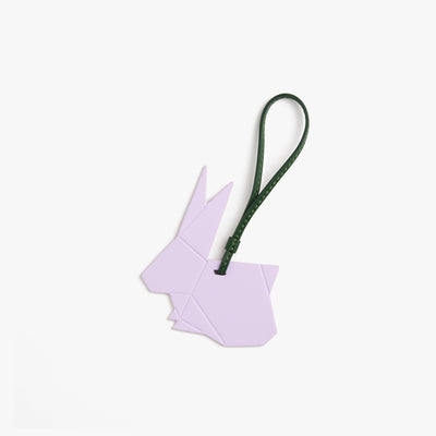 Purple Icing | Front view of the Origami Rabbit Charm in Purple
