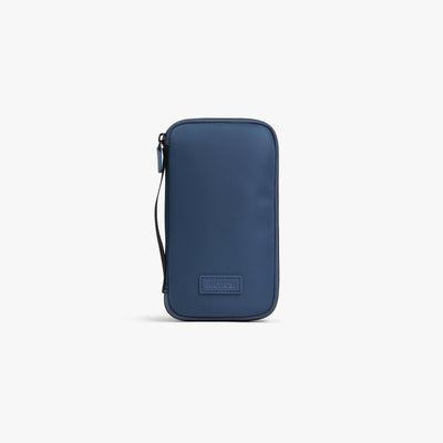 Oxford Blue | Front view of Metro Travel Wallet in Oxford Blue