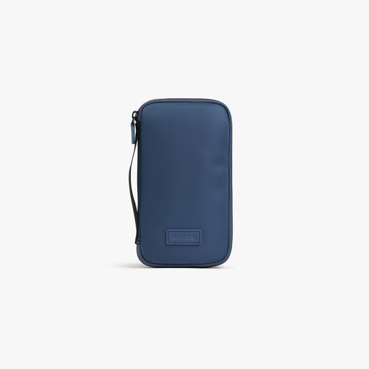 Oxford Blue | Front view of Metro Travel Wallet in Oxford Blue