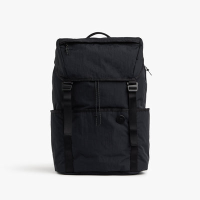 Black | Front view of the large Field Backpack in Black