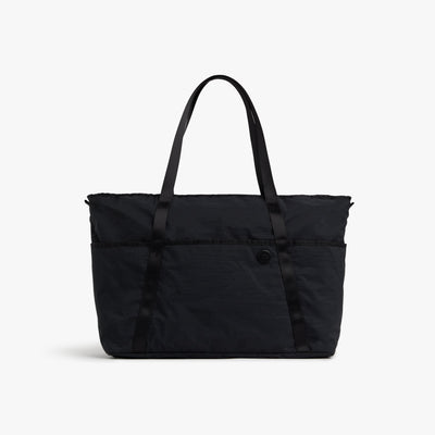 Black | Front view of the Field Tote in Black