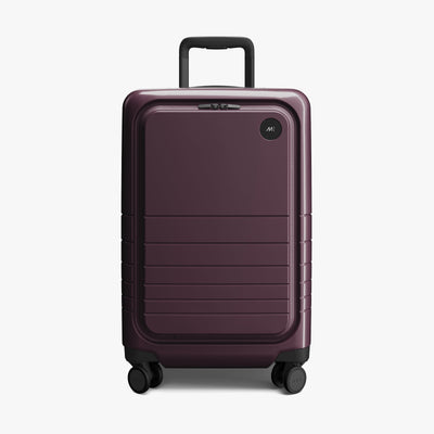 Mulberry (Glossy) | Front view of Carry-On Pro Plus in Mulberry (Glossy)