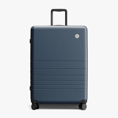 Arles Blue (Glossy) | Front view of Check-In Large in Arles Blue