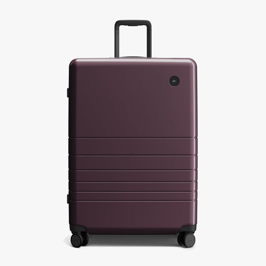 Mulberry (Glossy) | Front view of Check-In Large in Mulberry (Glossy)