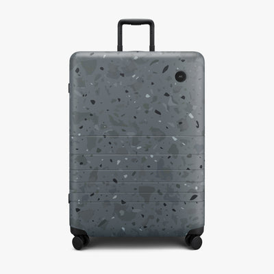 Terrazzo Graphite | Front view of Check-In Large in Terrazzo Graphite