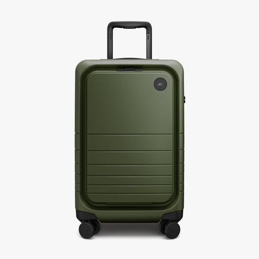 Olive Green | Front view of Expandable Carry-On Pro in Olive Green