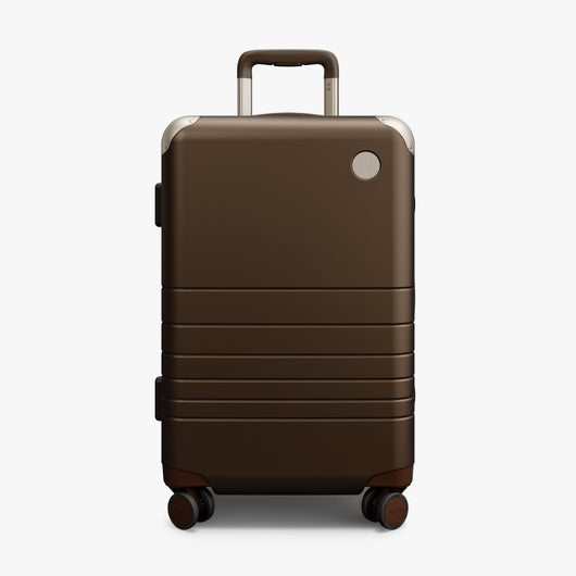 Adobe Brown | Front view of Carry On Plus in Adobe Brown
