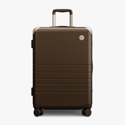 Adobe Brown | Front view of Checking-In Medium in Adobe Brown