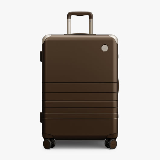 Adobe Brown | Front view of Checking-In Medium in Adobe Brown