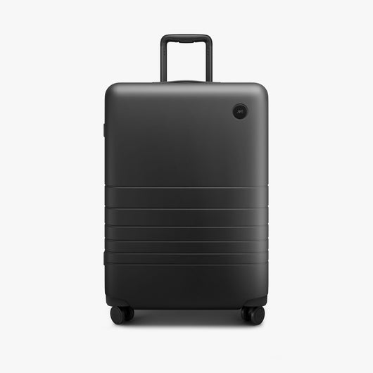 Midnight Black | Front view of Check-In Medium in Midnight Black